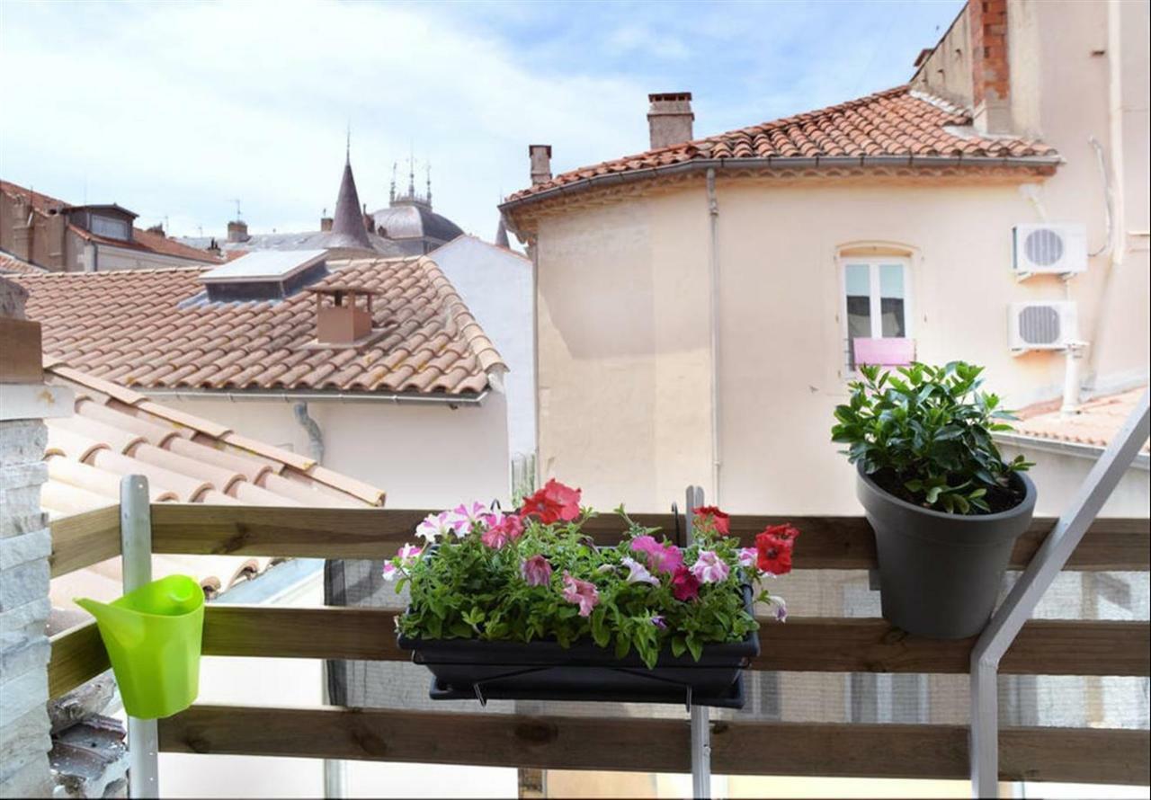 Beziers Studio Terrasse Béziers Exterior foto